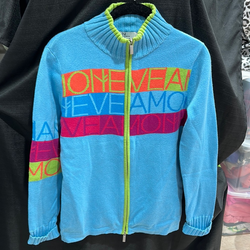 Neve Colorful Zipper Sweater